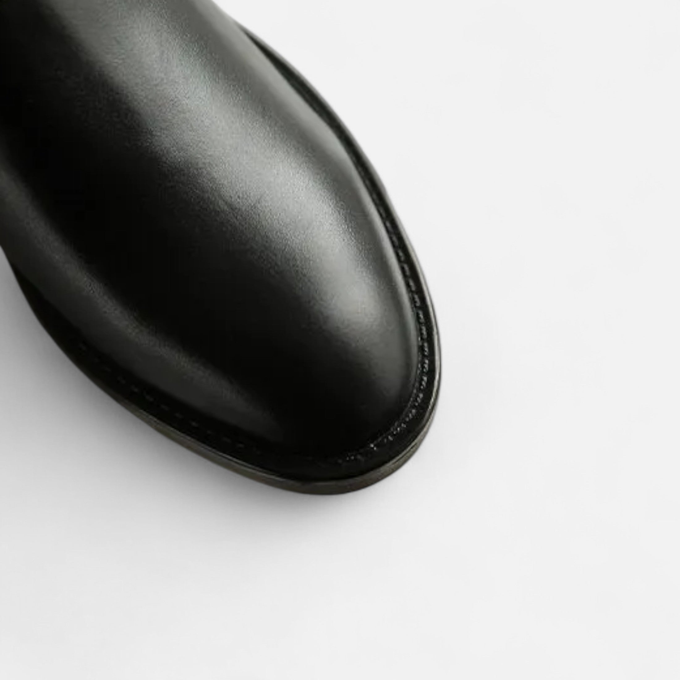 Women’s Knee-High Riding Boots Vintage Buckle Elegance - Image 7
