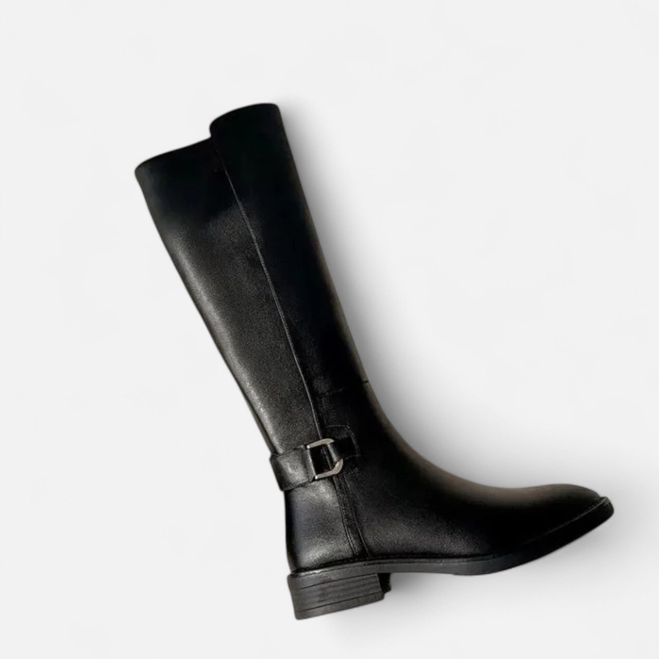Women’s Knee-High Riding Boots Vintage Buckle Elegance - Image 6