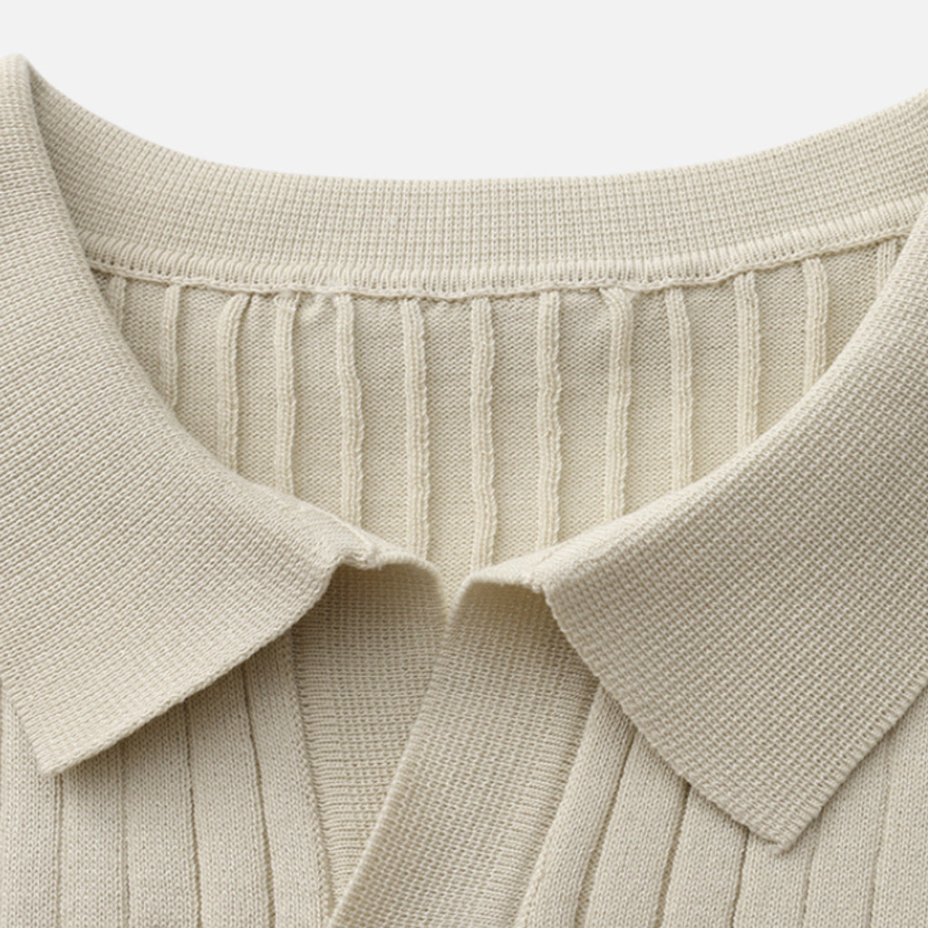 Men’s Premium Ribbed Polo - Image 4