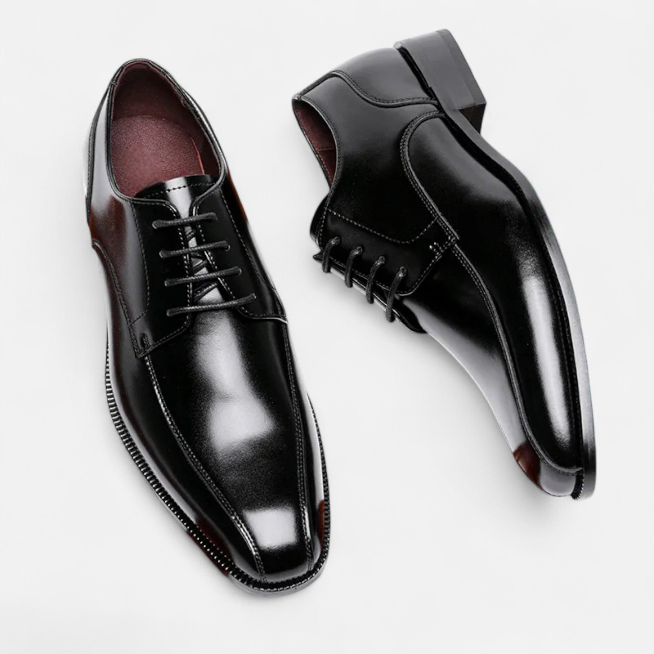 Men’s Derby Shoes Square Toe Elegance - Image 7