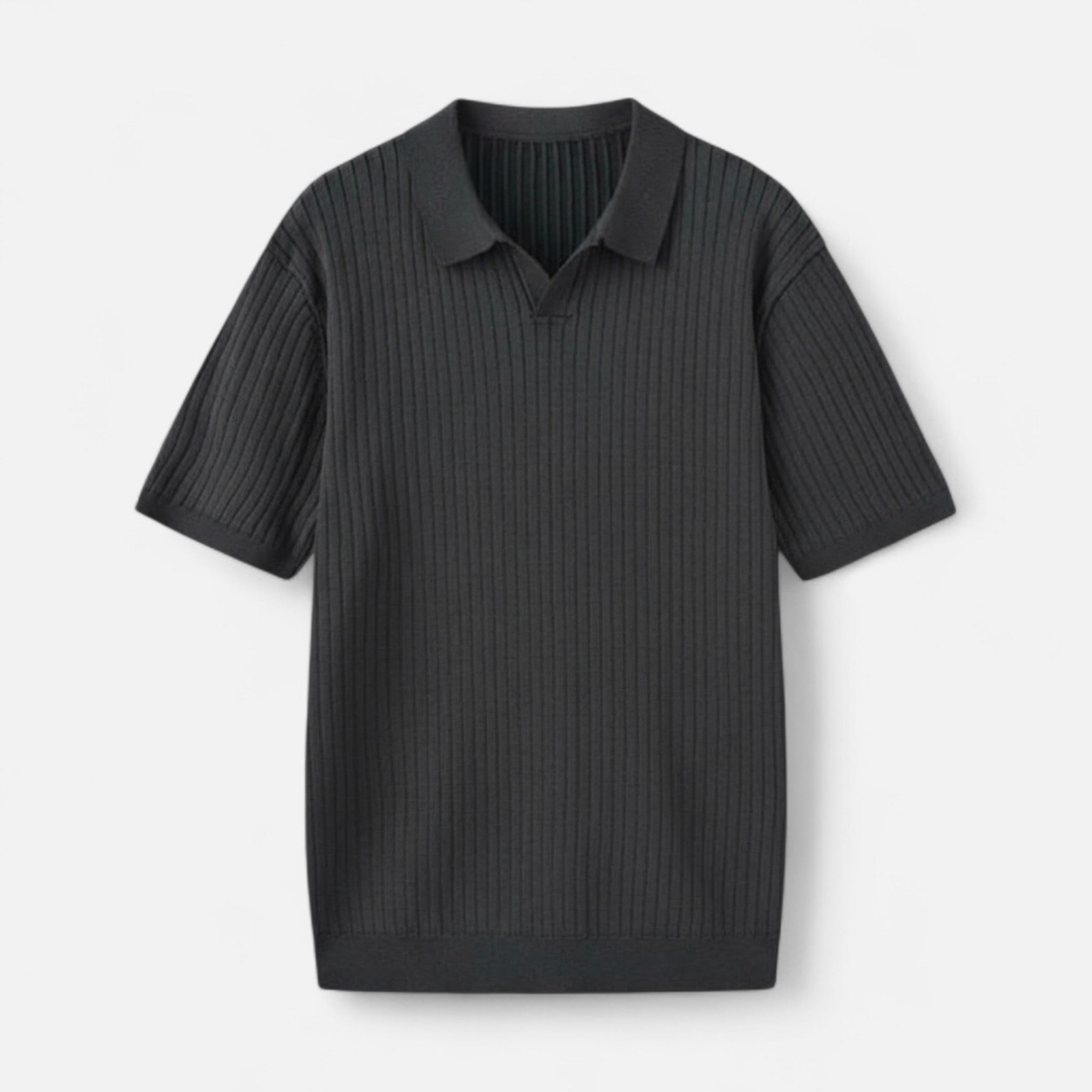 Men’s Premium Ribbed Polo - Image 9