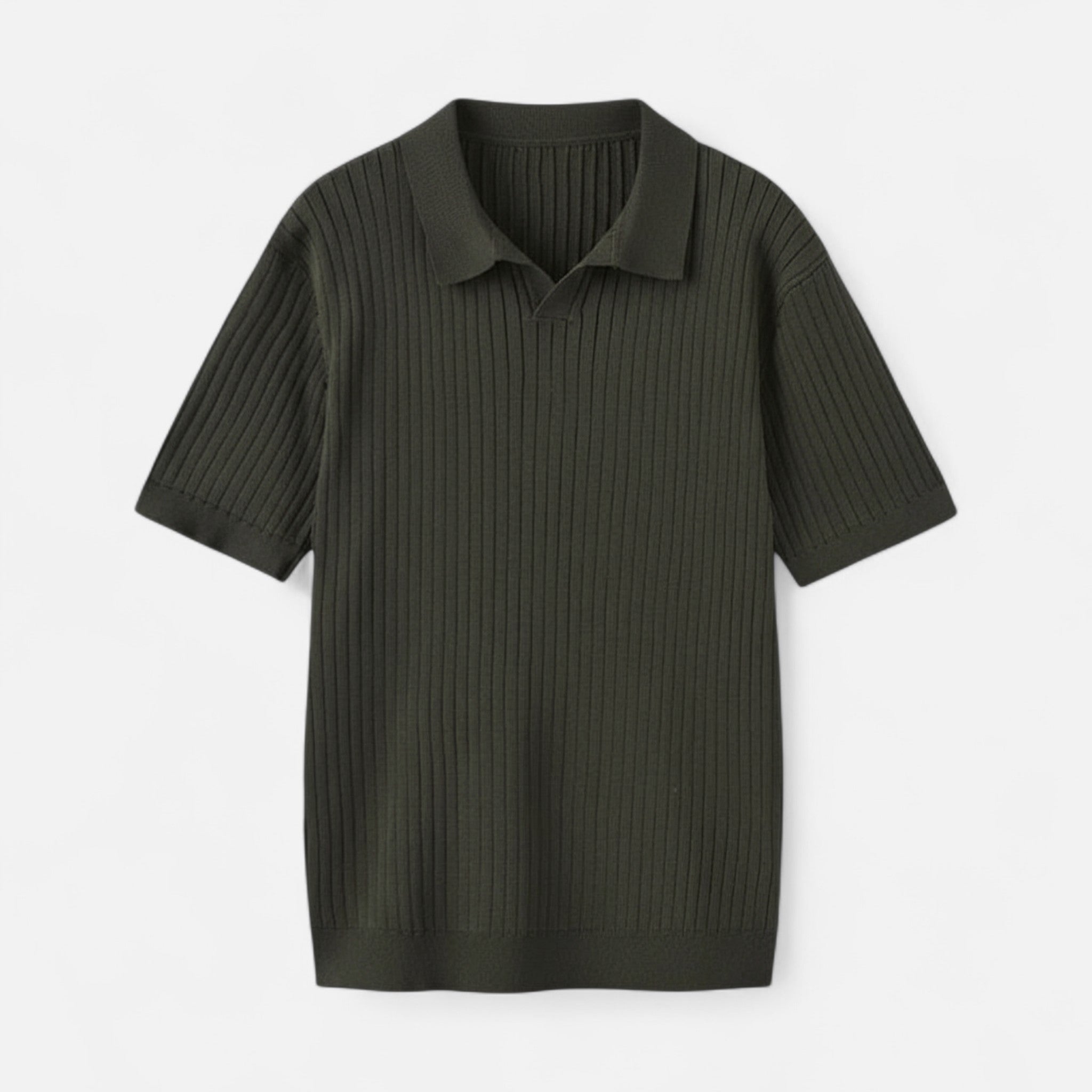 Men’s Premium Ribbed Polo - Image 11