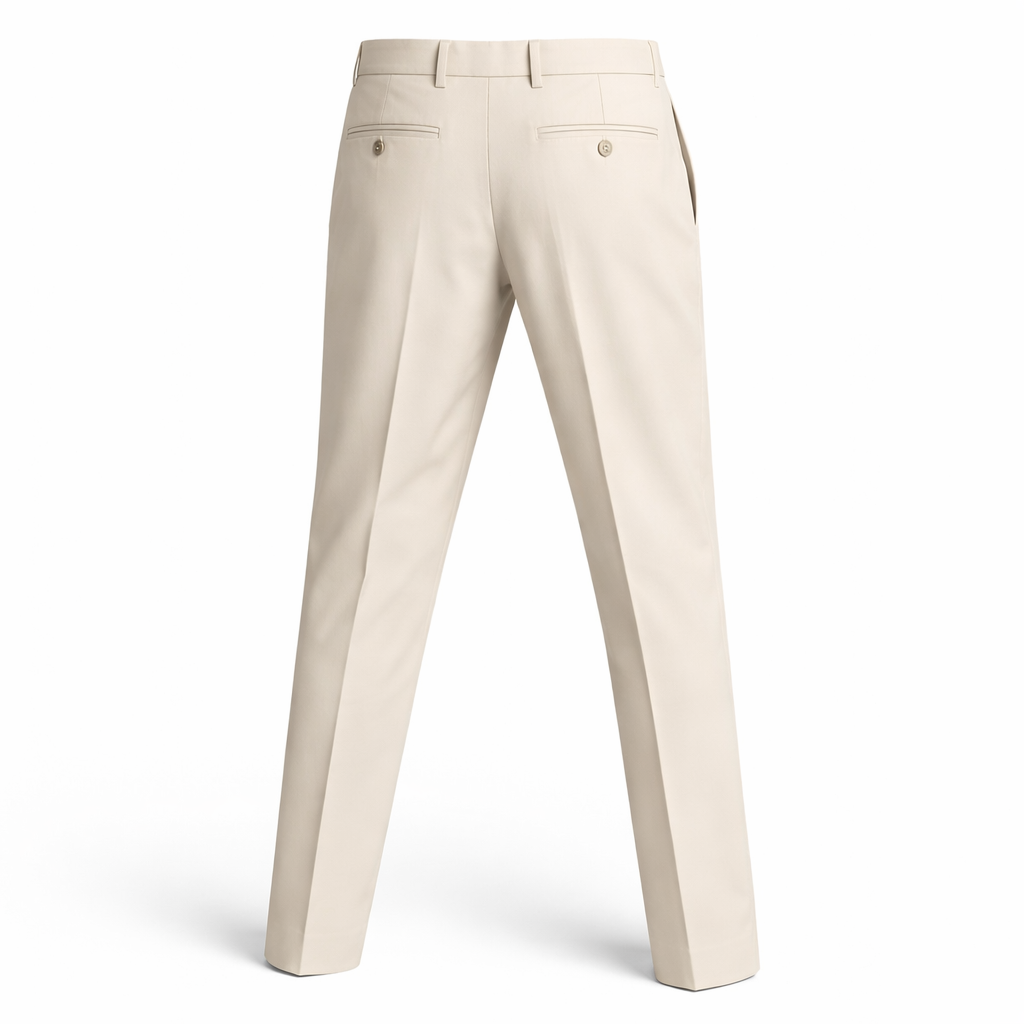 Men's Tapered Commuter Pants Beige Black