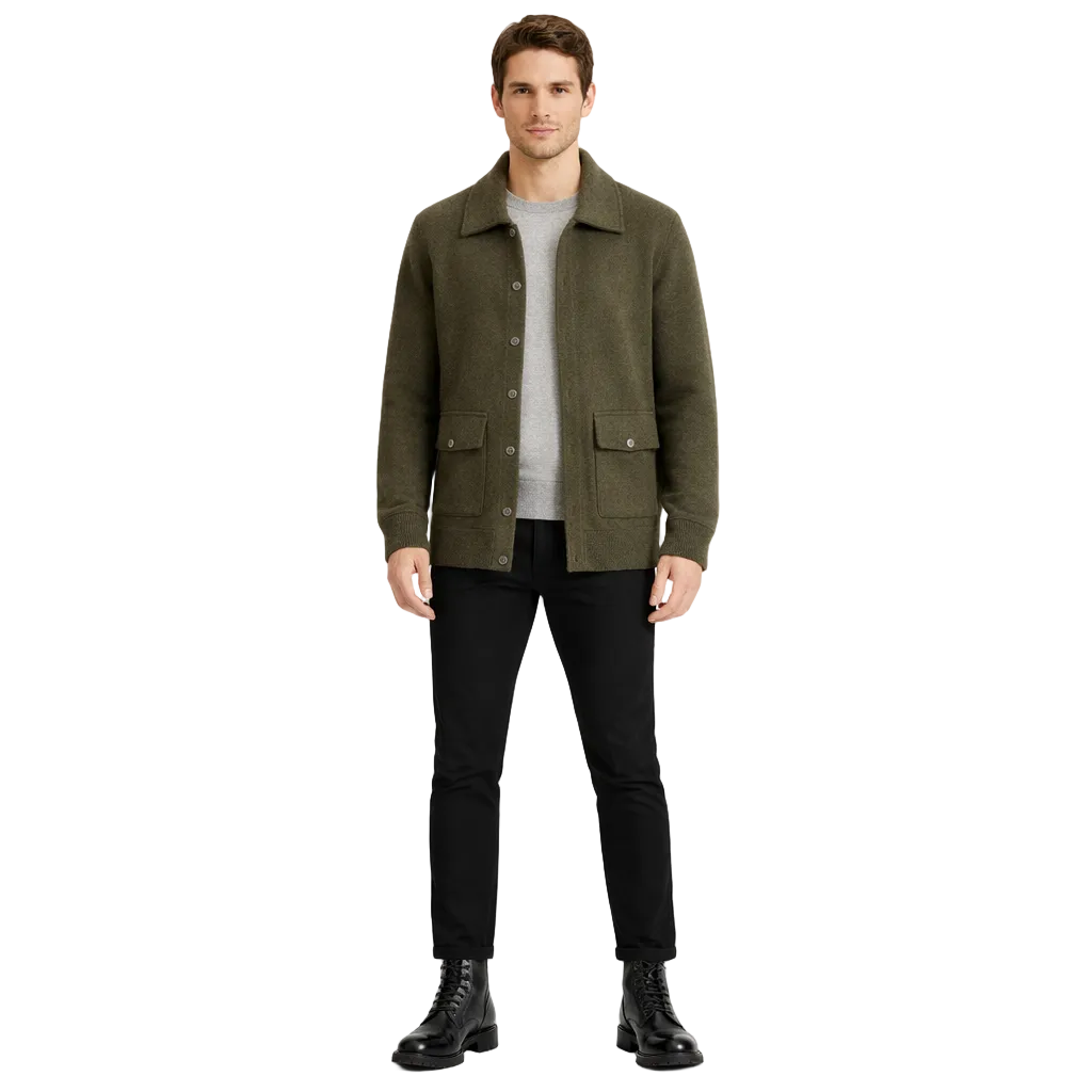 Men’s Soft Knit Cardigan timeless Style & Comfort