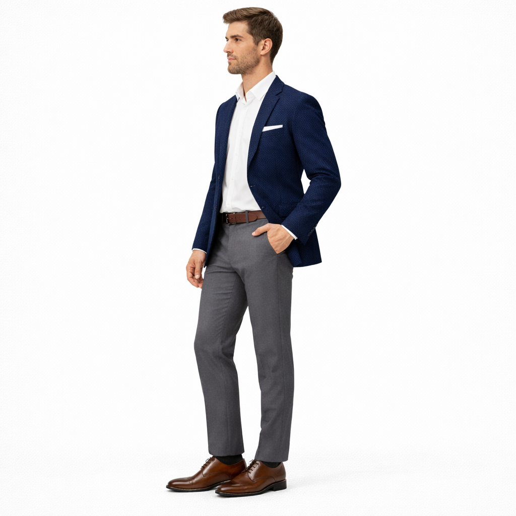 Men’s Square Toe Derby Shoes