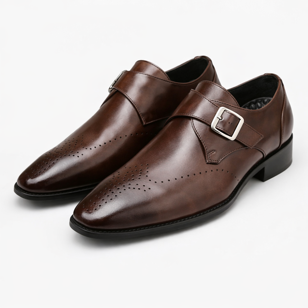 Men's Leather Loafer Shoes Classic Wedding Style