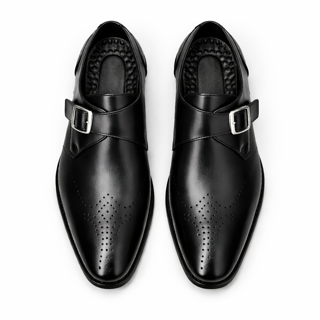 Men's Leather Loafer Shoes Classic Wedding Style
