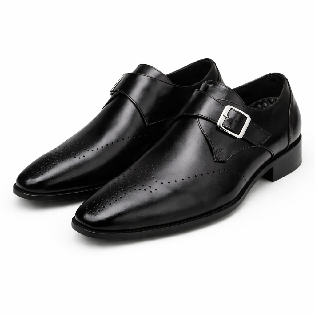 Men's Leather Loafer Shoes Classic Wedding Style