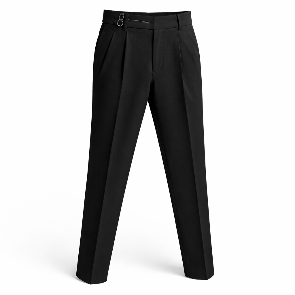 Men's Tapered Commuter Pants Beige Black