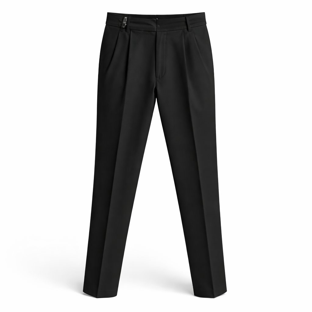 Men's Tapered Commuter Pants Beige Black