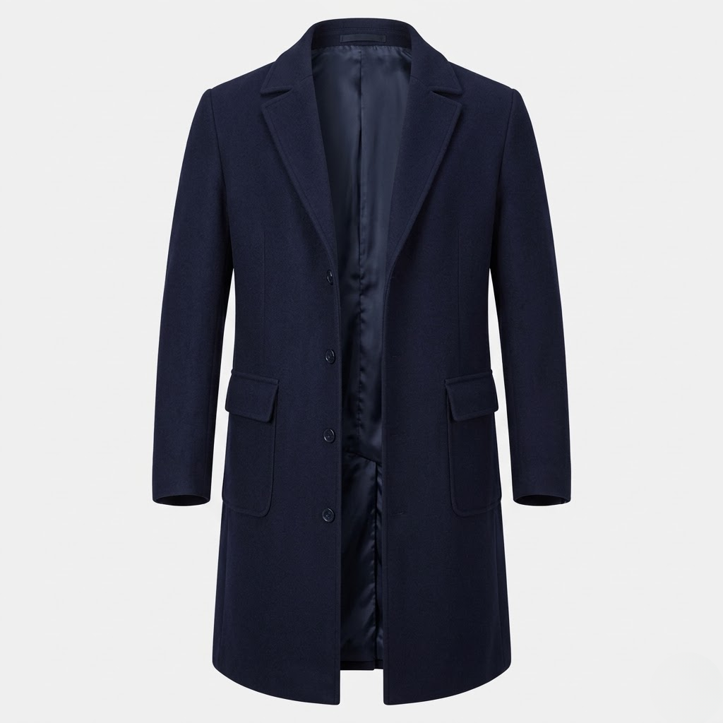 Men’s Heritage Long Wool Overcoat