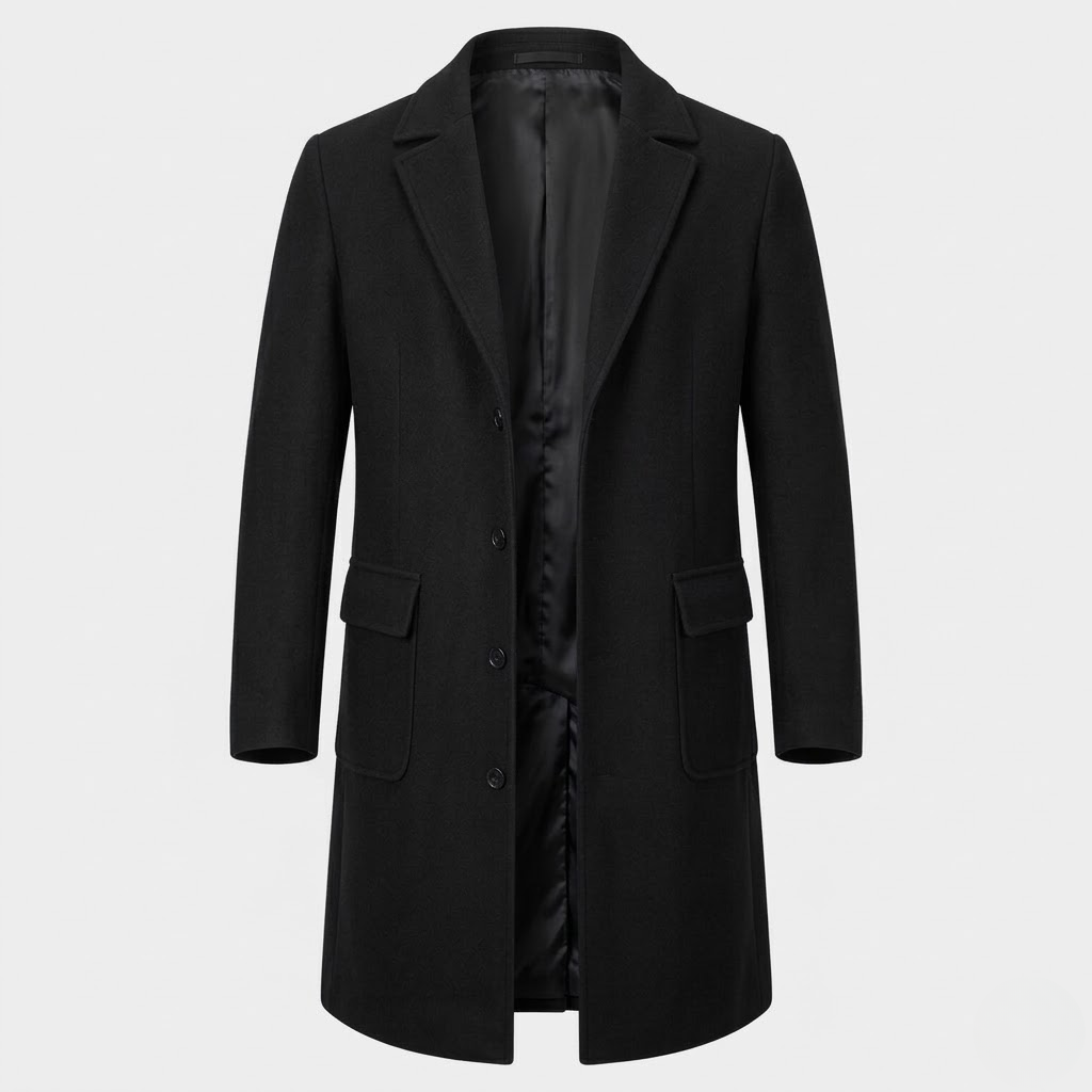 Men’s Heritage Long Wool Overcoat