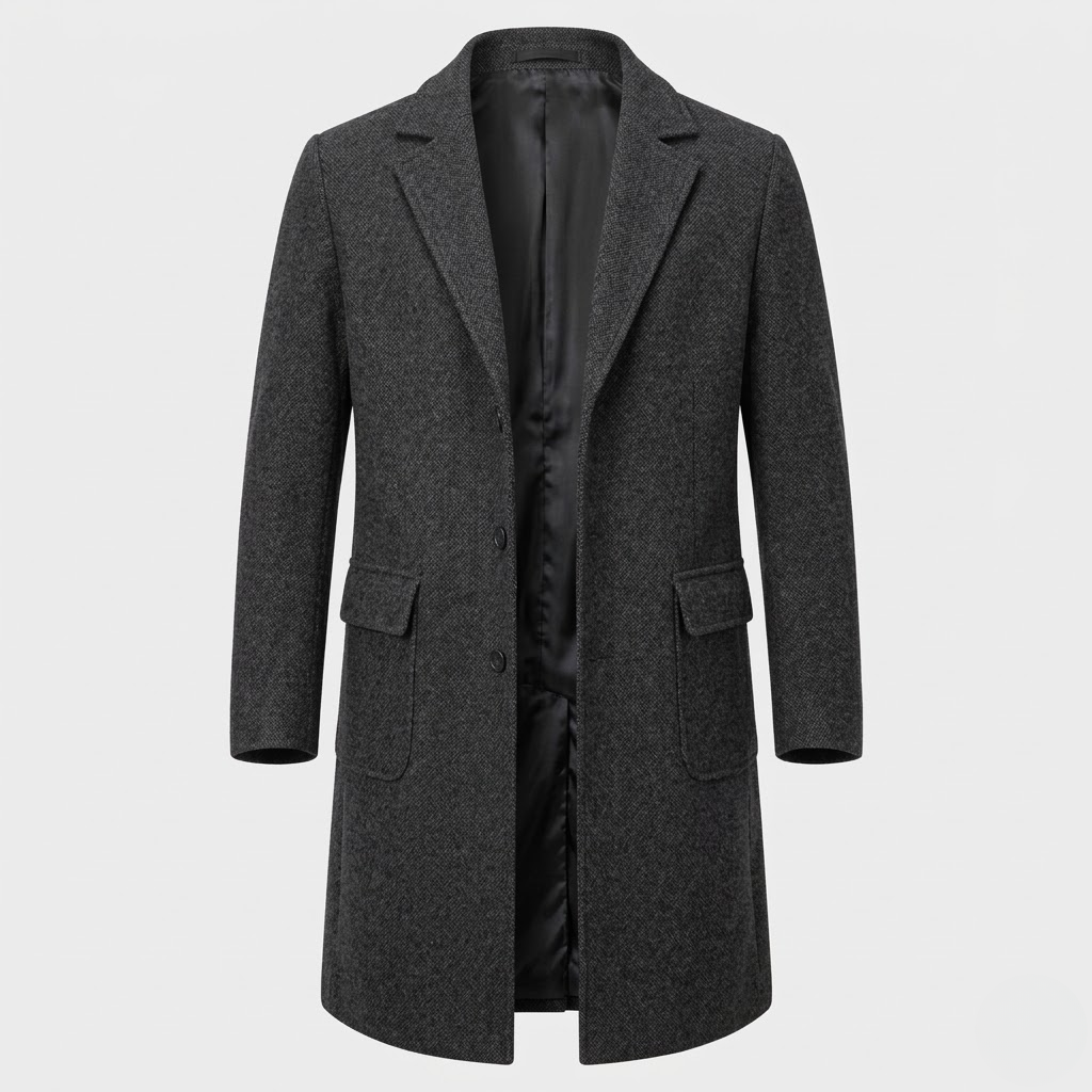 Men’s Heritage Long Wool Overcoat