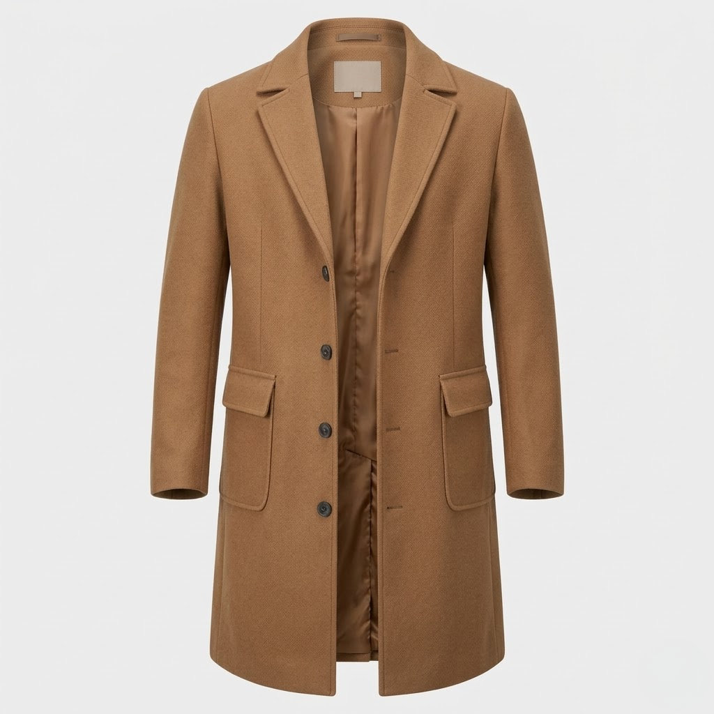 Men’s Heritage Long Wool Overcoat
