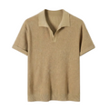 Men's Knit Shirt Business Casual Starry Texture