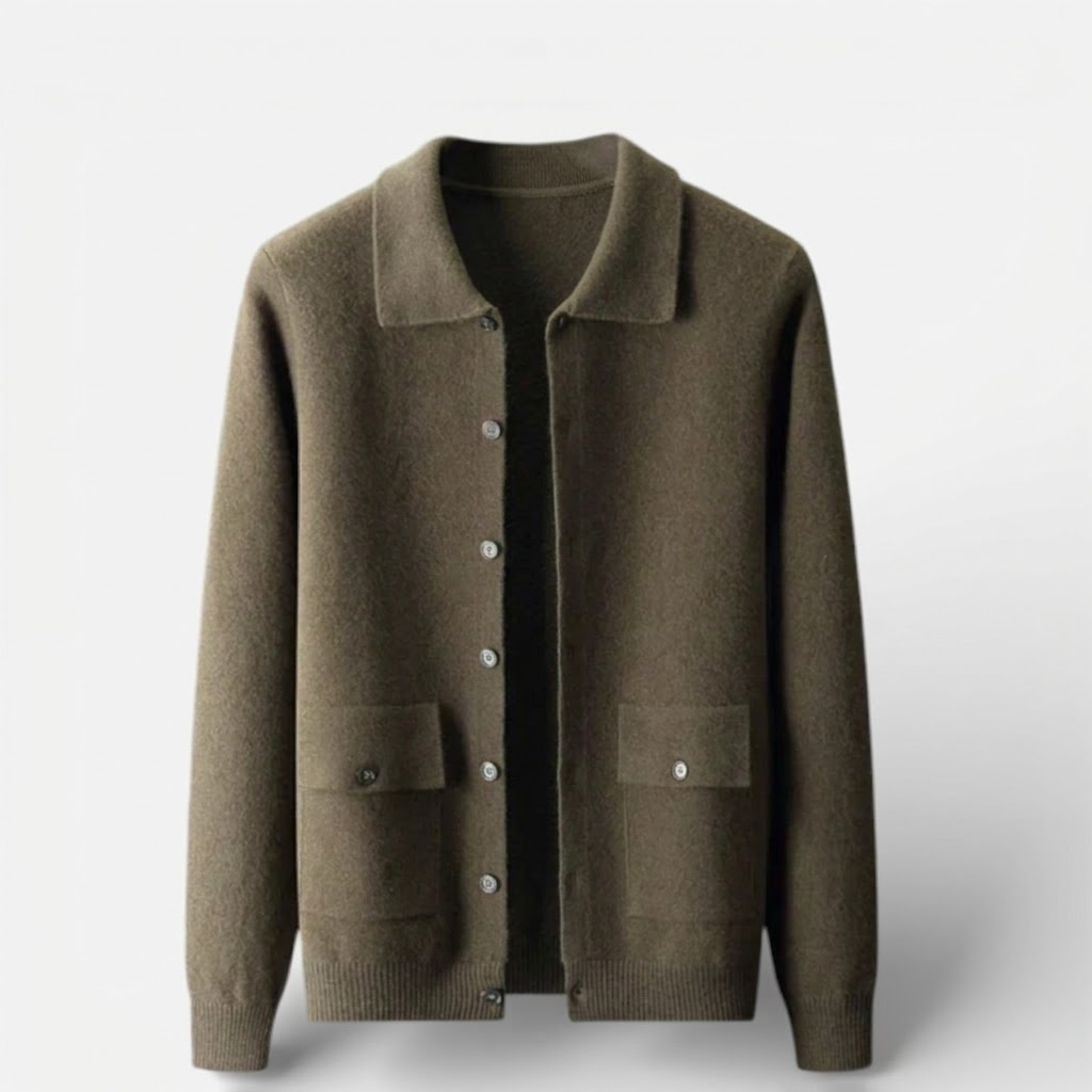 Men’s Soft Knit Cardigan timeless Style & Comfort