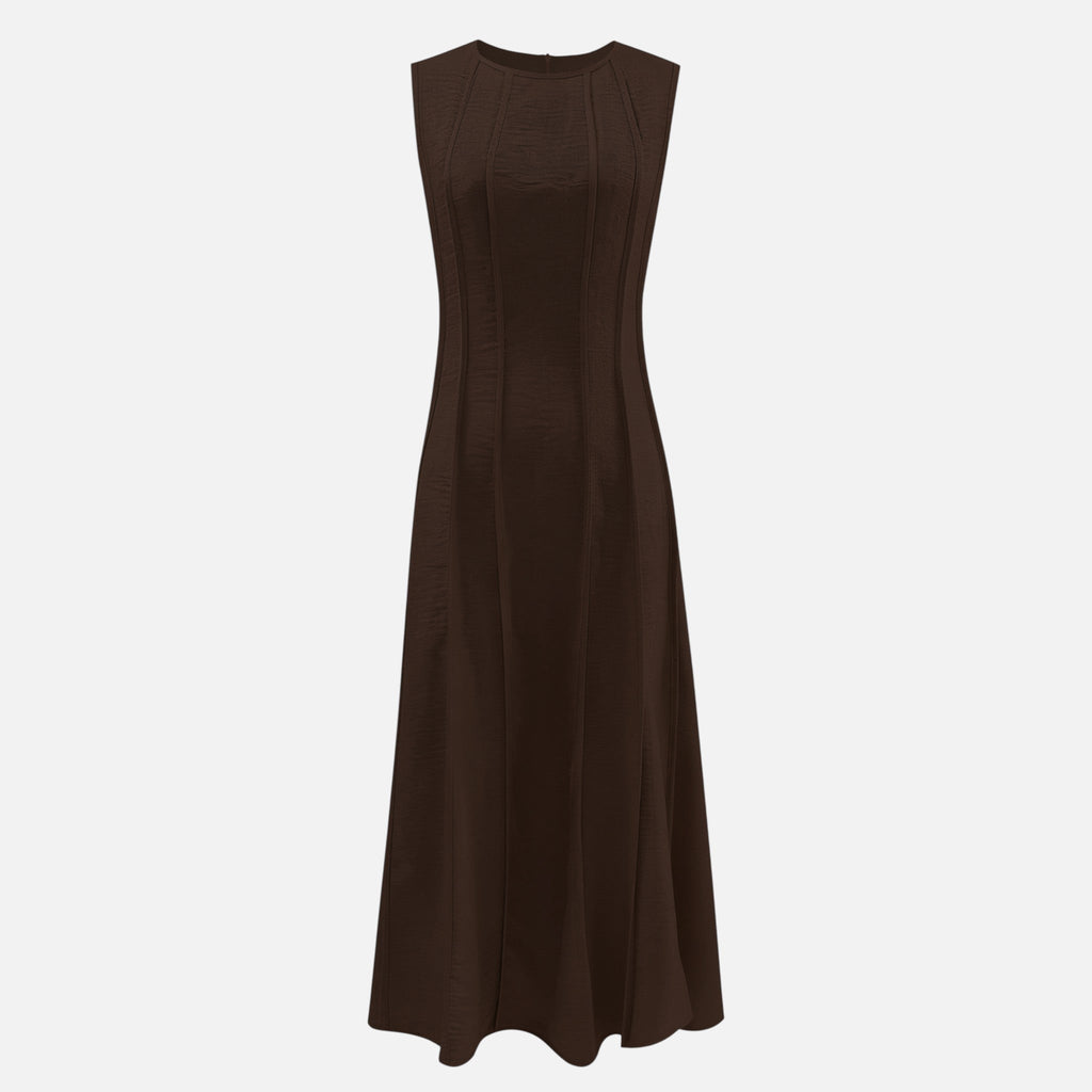 Sleeveless Frill-Detail Summer Dress for Women - Image 8