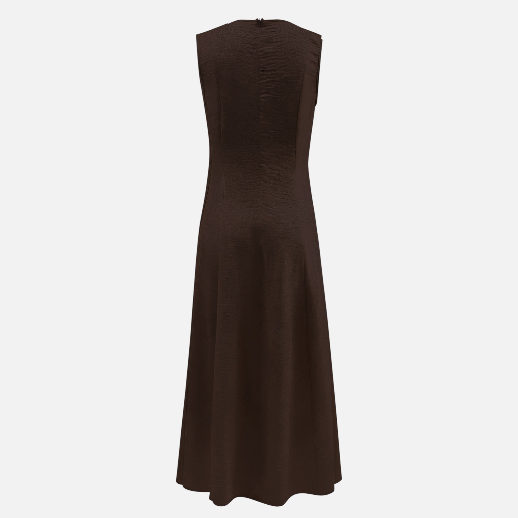 Sleeveless Frill-Detail Summer Dress for Women - Image 11