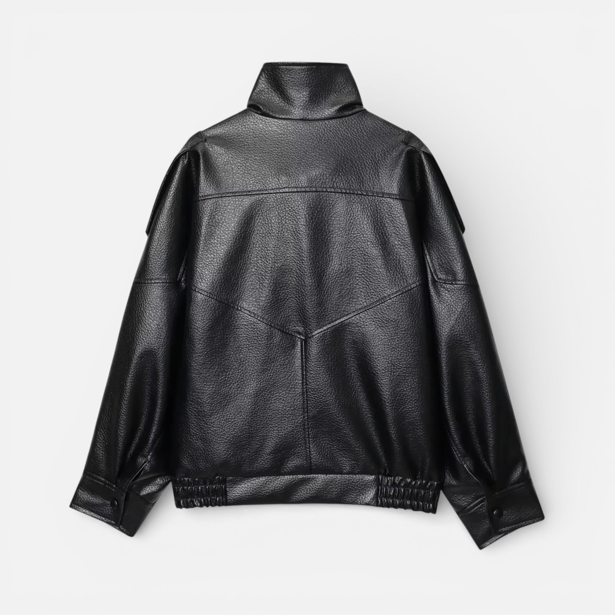 Old Albion | Women’s Black Heritage Leather Jacket - Image 2