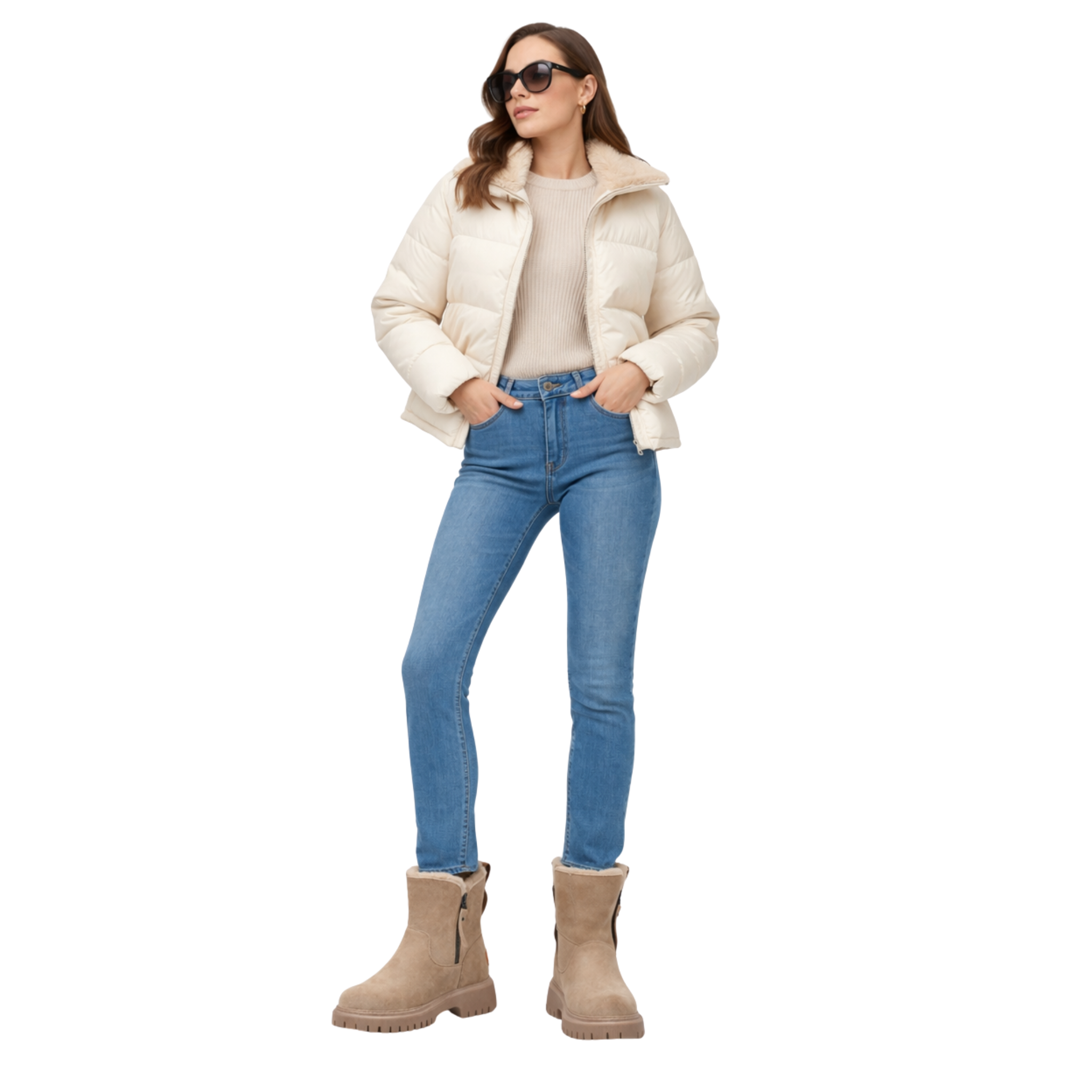 Women's Fleece Lined Winter Boots Warm Ankle Boots Comfort Shoes